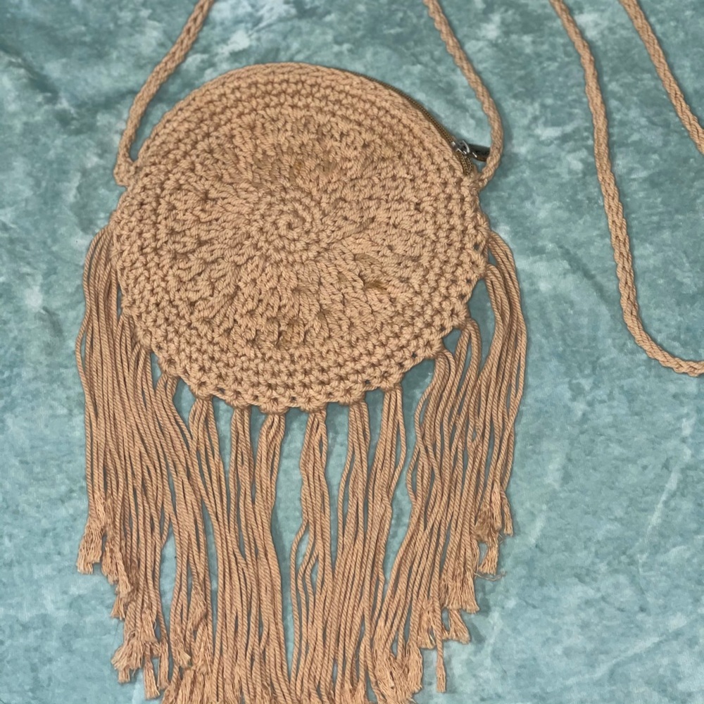 Boho Crocheted Crossbody